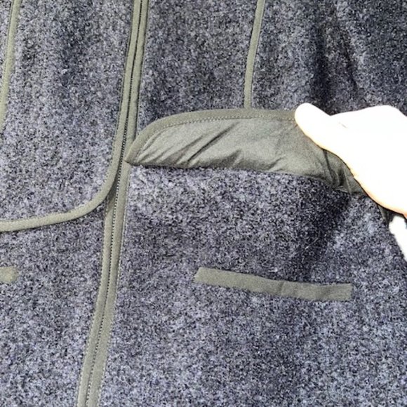 Classiques Entier unique, tailored navy blazer with black trim XS - Picture 9 of 16